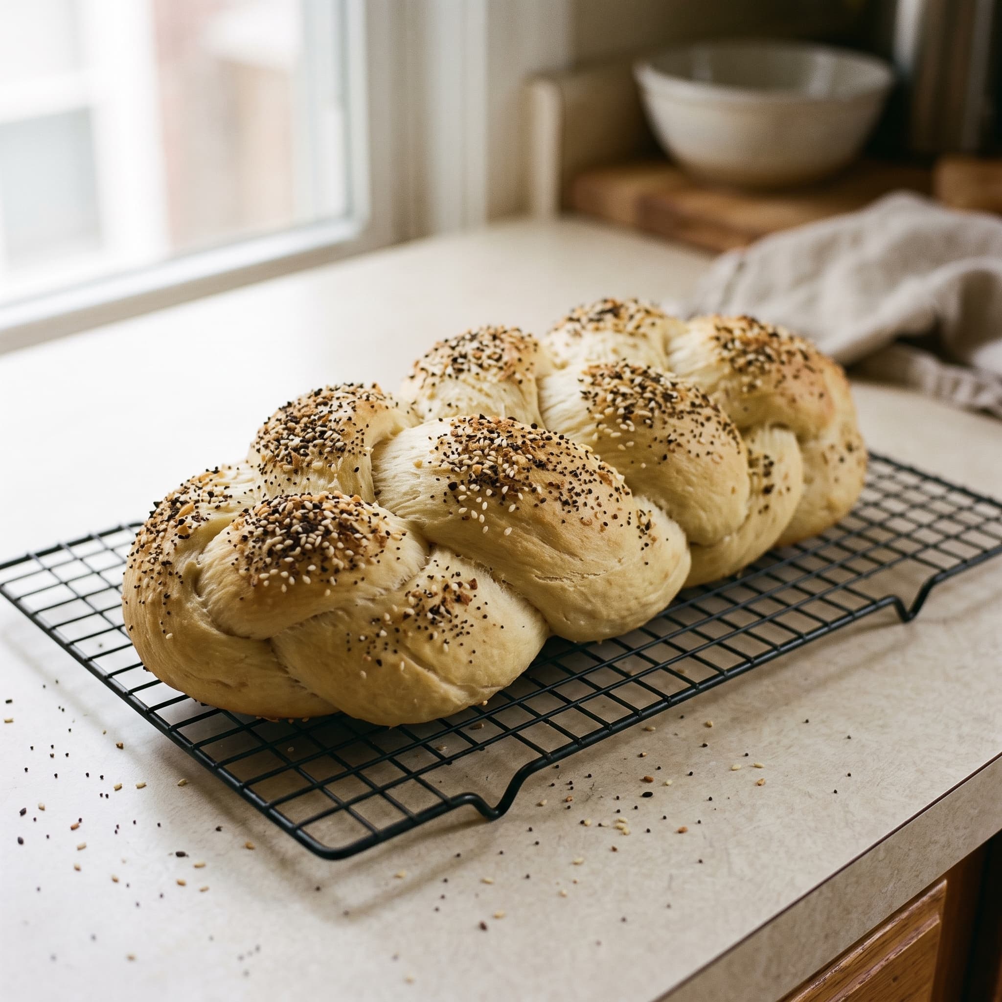 Sourdough Everything Bagel Sandwich Bread