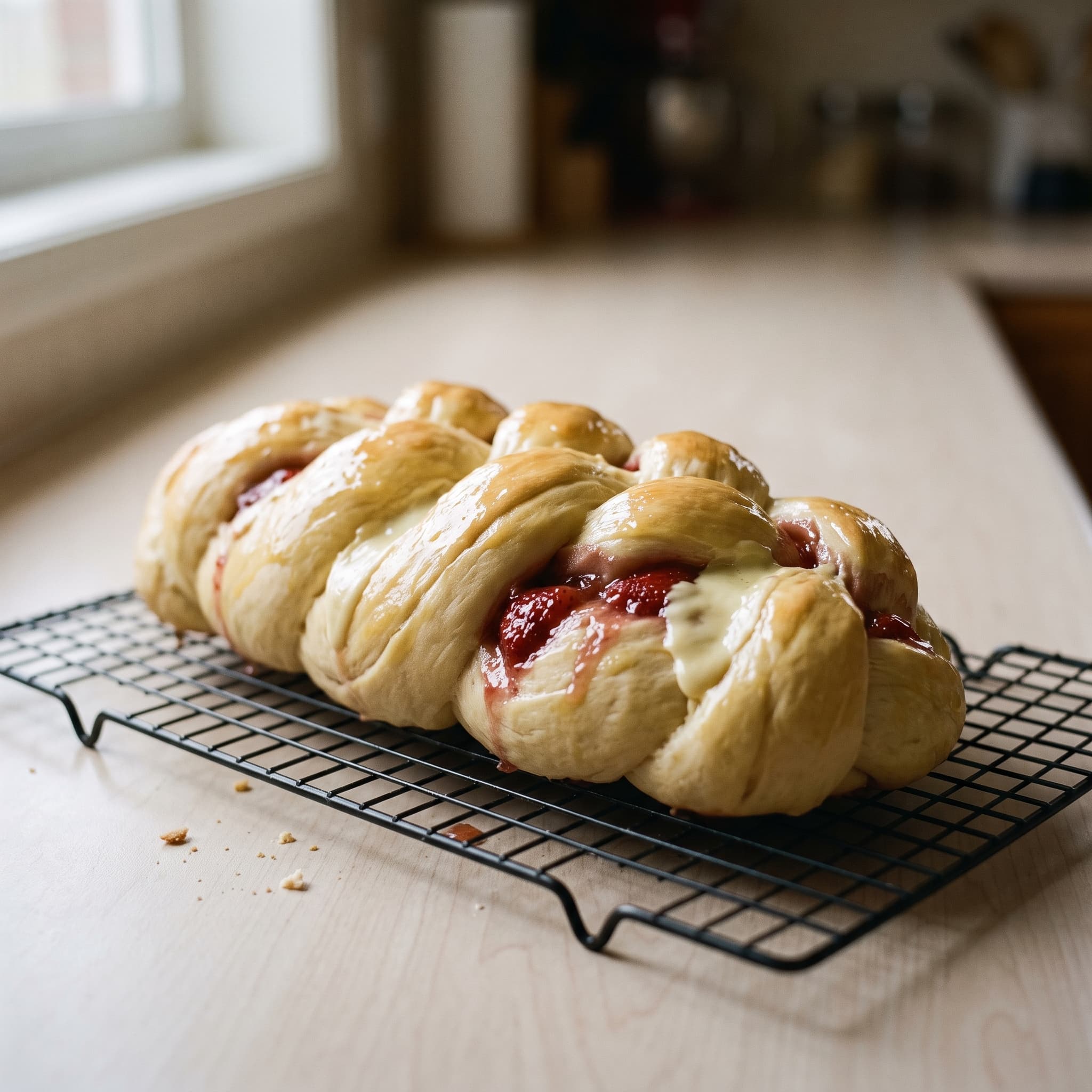 Sourdough Strawberry & White Chocolate Loaf